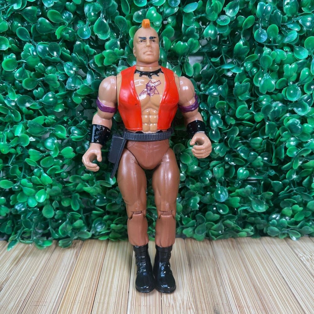 Vintage Rambo The Force Of Freedom Mad Dog Action Figure 1985 R1 With Holster 7"